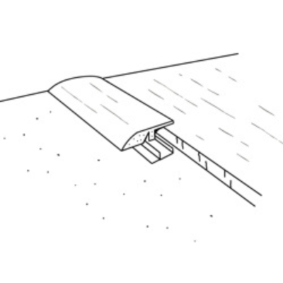 Nẹp chuyển tiếp đồng màu (veneer gỗ sồi)